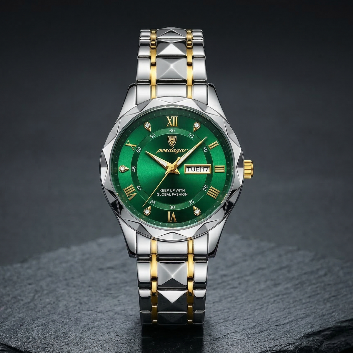 Poedagar Luxury Men's Watch (Water Resistant)