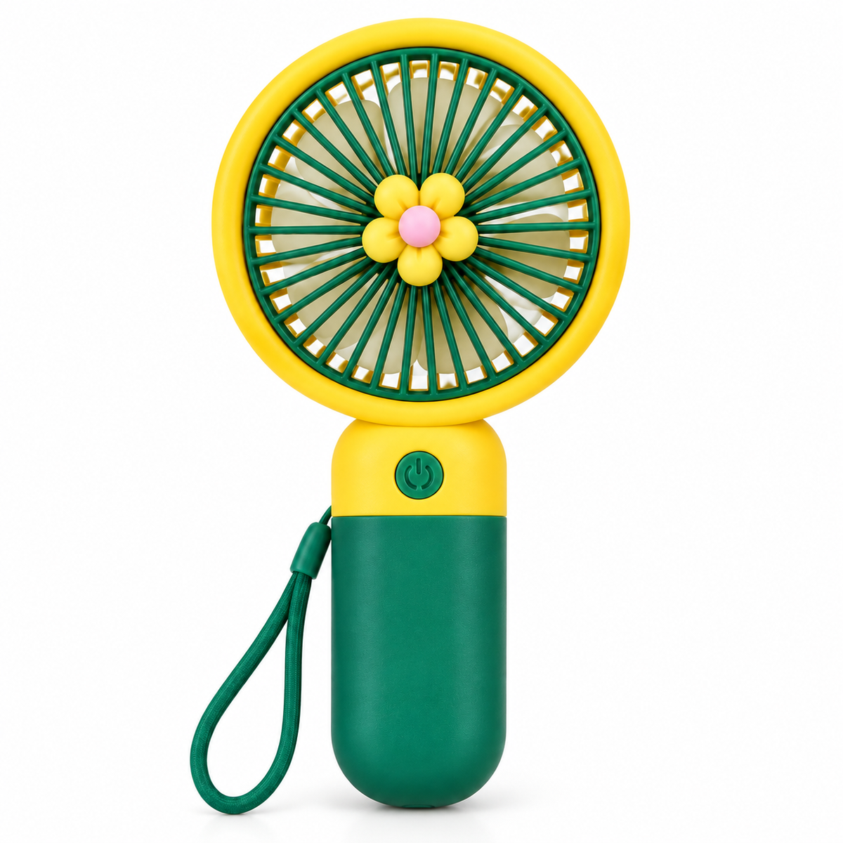 Handheld Portable Desktop Mini Fan – USB Rechargeable Pocket Sports Fan with 3 Speed Levels, Ultra-Quiet Motor, Lanyard & Versatile Indoor-Outdoor Use