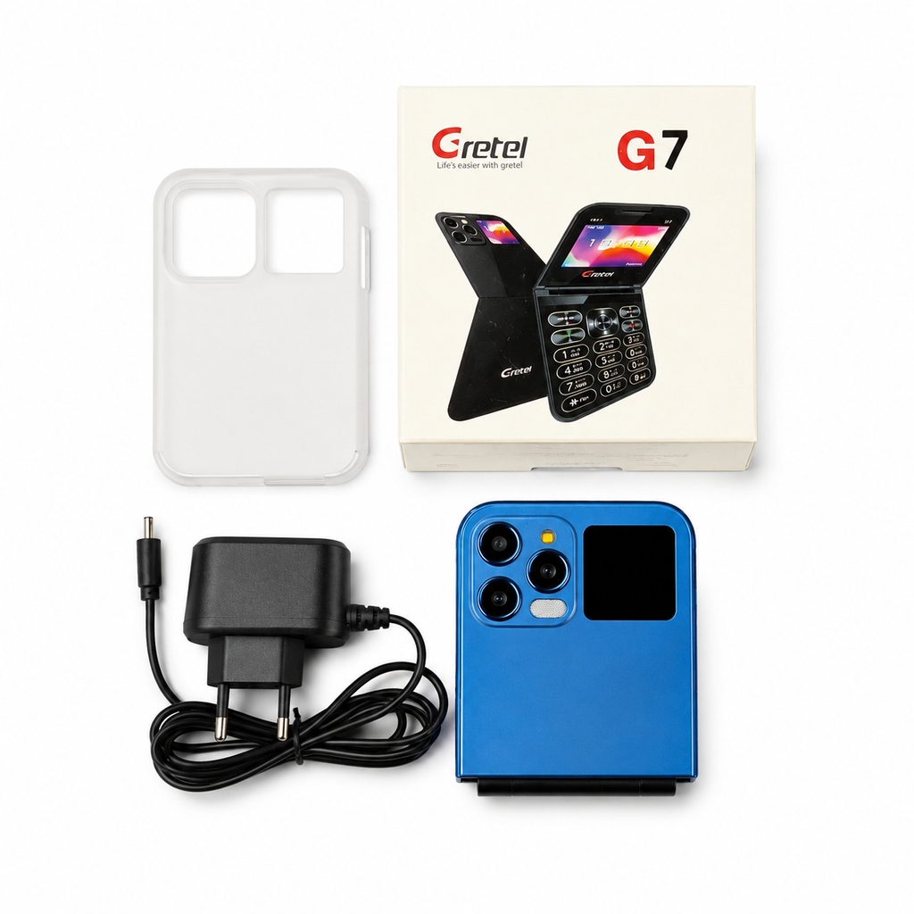 Gretel G7 Flip Folding Phone Dual Display Caseing