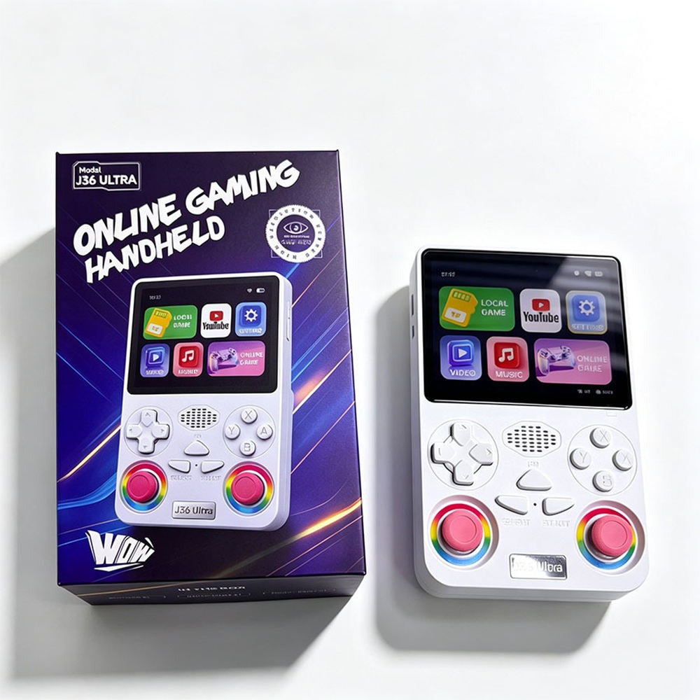 J36 Ultra All-in-One Handheld Gaming Console WiFi & YouTube Streaming and Global Network Connection support