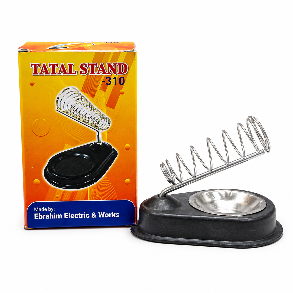 Heat-Resistant Soldering Iron Stand – Safe Metal Holder Base for Hot Soldering Tool & Electric Tatal for Electronics Repairing Work