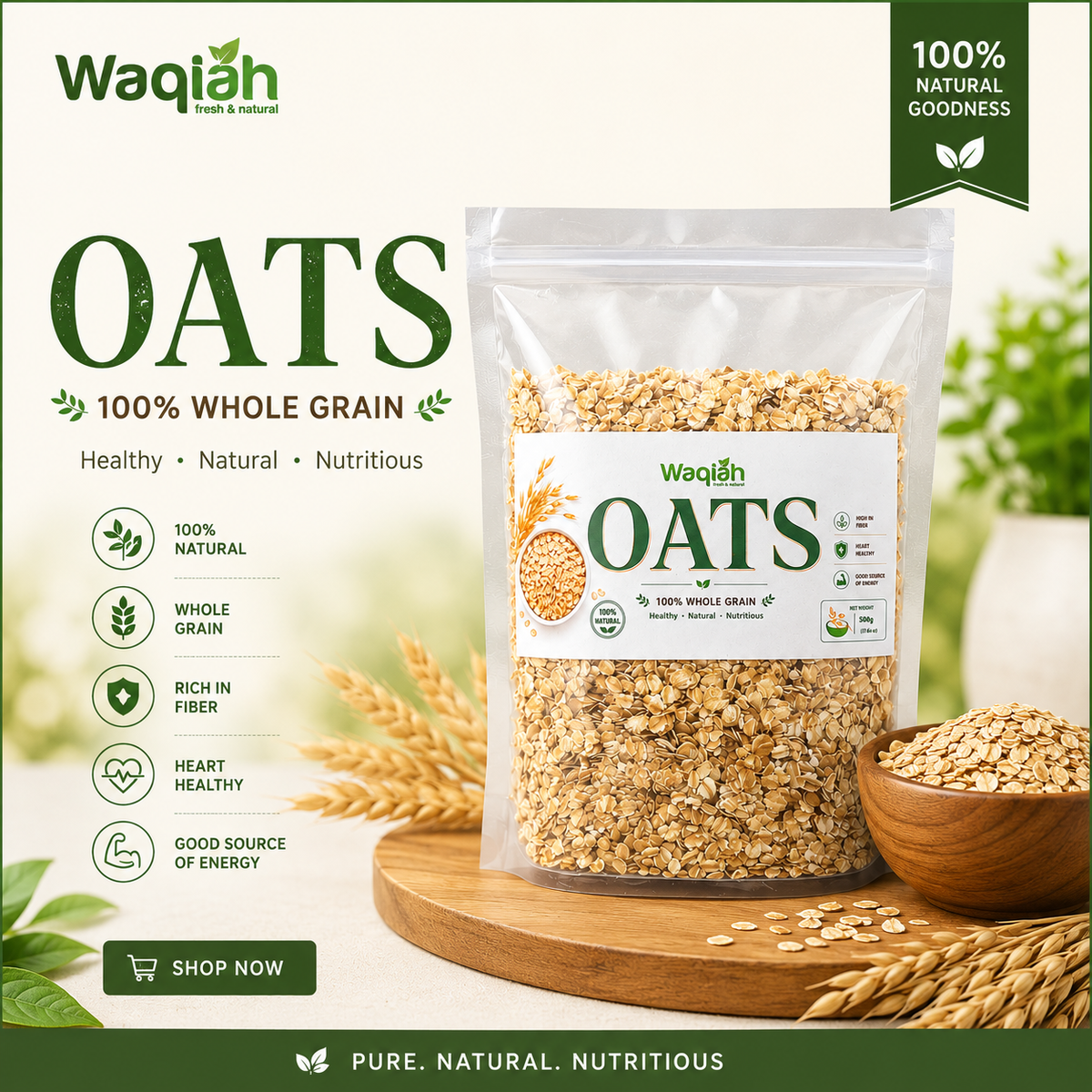 Big Offer 3 pcs Combo Baby Oats & Free 250ML Honey