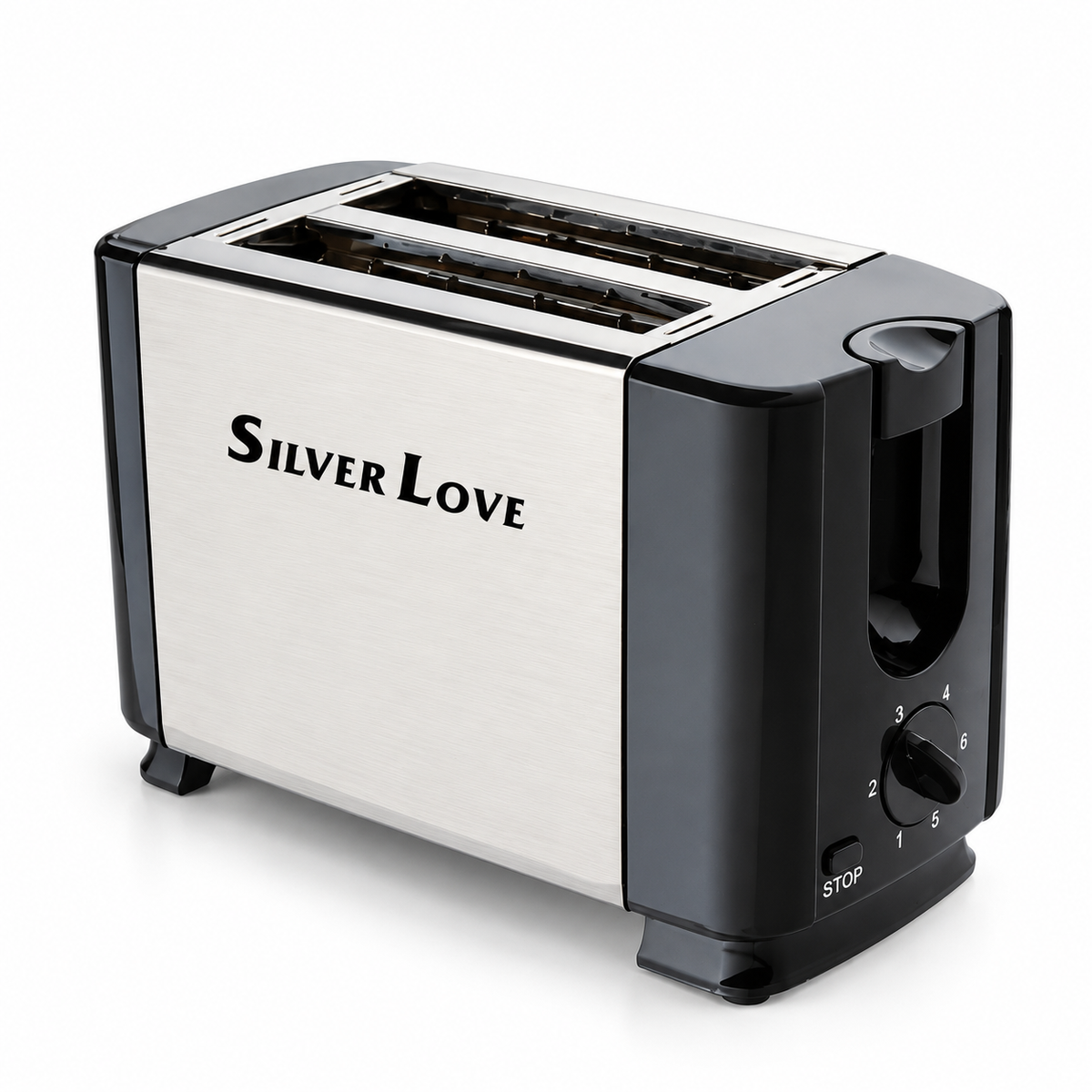 Silver Love Premium Electric Bread Toaster 750 W