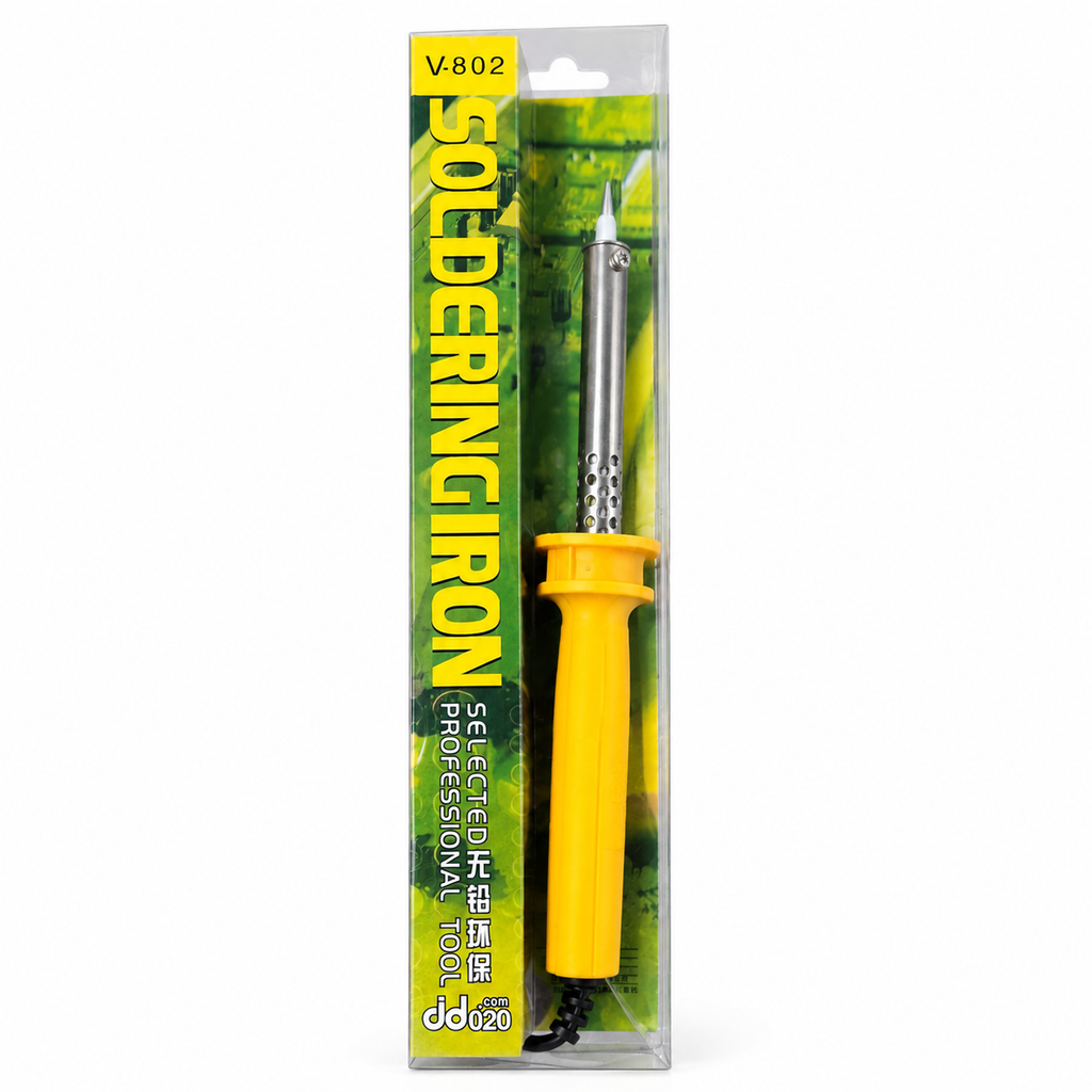 Electrical Soldering Iron 60W 220V – Lead-Free Solder Tool Heat Pencil with BD Plug for Electronic Hobby Repair Work, Student Labs & DIY Projects
