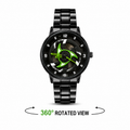Wheel Rim Rotating Watch
