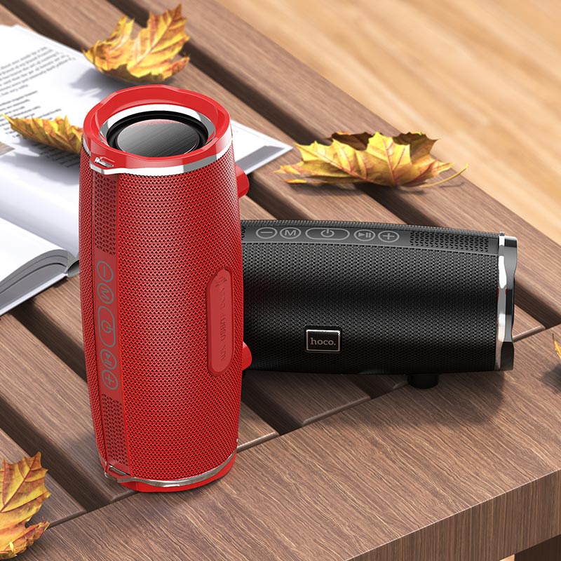 BS40 Desire Song Sports Portable Wireless Loudspeaker – Splashproof Bluetooth Speaker with Built-In Mic, Carry Strap & Long Battery Life