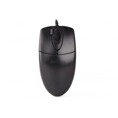A4tech OP-730D Wired Optical Mouse – Silent Click Technology, Hyper-Fast Scrolling Wheel, Smooth Cursor Control & Ergonomic Contoured Design for Enhanced Productivity