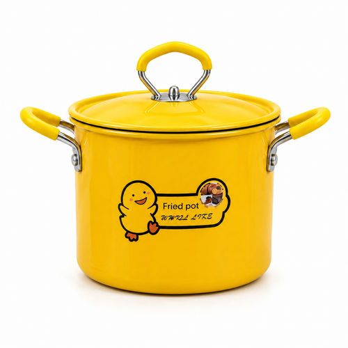 2L Stainless Steel Deep Fryer Pot with Basket & Thermometer – Non-Stick Oil Filter Deep Fryer for French Fries, Chicken, and Snacks