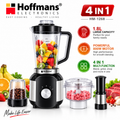 Hoffmans HM-1268 4-in-1 Food Processor & Blender