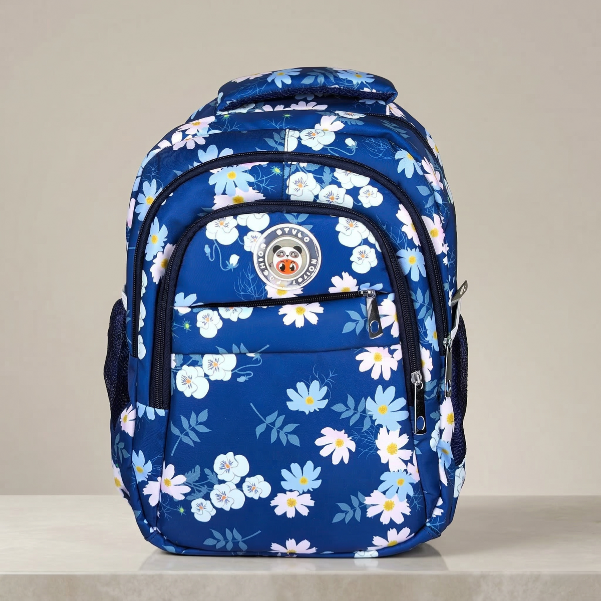 Floral Print Backpack For Kids