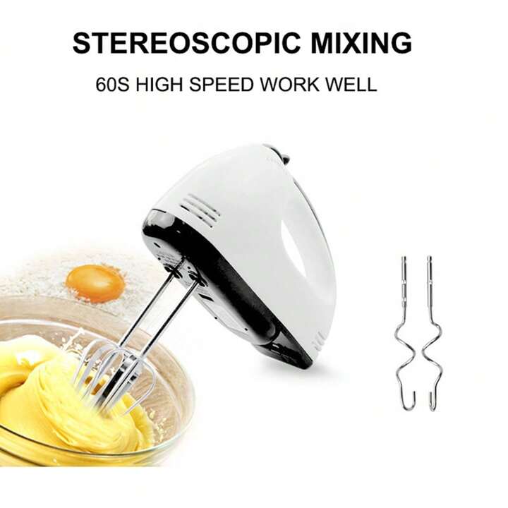 Scarlet 7 SPEED Portable High Grade Hand Mixer, Egg Beater, Egg Cake/Cream Mixer -10