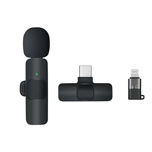 BOYA BY-MW3 Lightning Wireless Lavalier Microphone – Plug & Play Omnidirectional Clip-On Mic with 65ft Range, 8H Battery & Real-Time Sync for iPhone & iPad