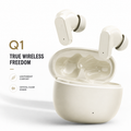 CYXG Q1 True Wireless Stereo Earbuds – TWS with Super Deep Bass, ENC Noise Cancelling Mic, Smart Touch Control & Lightweight Comfort Fit