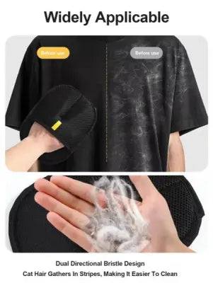 Electrostatic Pet Hair Remover Gloves – Dog & Cat Hair Cleaning Tool for Sofa, Clothes, Car & Furniture