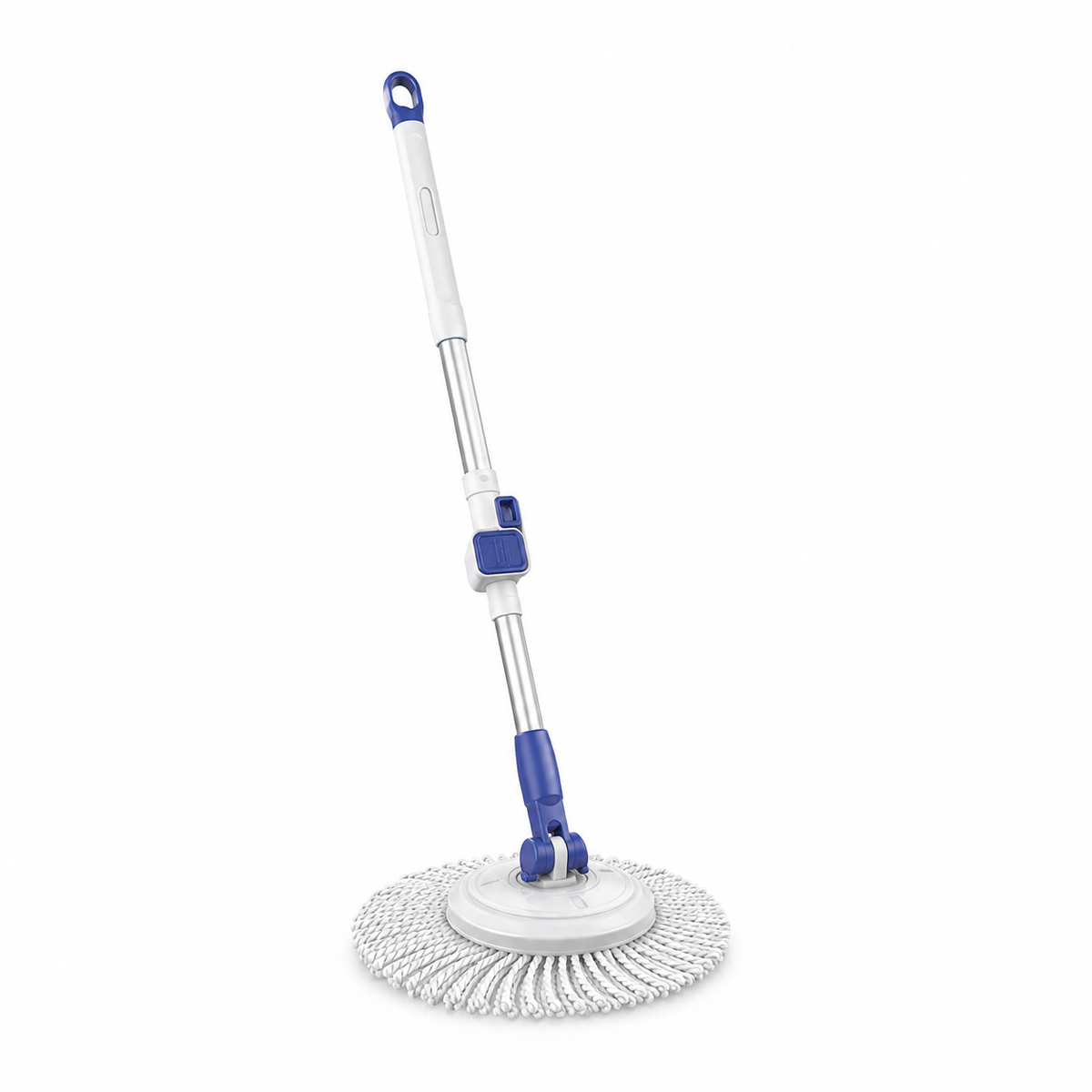 360-Degree Rotating Magic Spin Mop and Bucket Set with Wheels and Stainless Steel Dehydration Basket