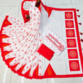 Special Puja Collection: Traditional Alpana Print Couple Set