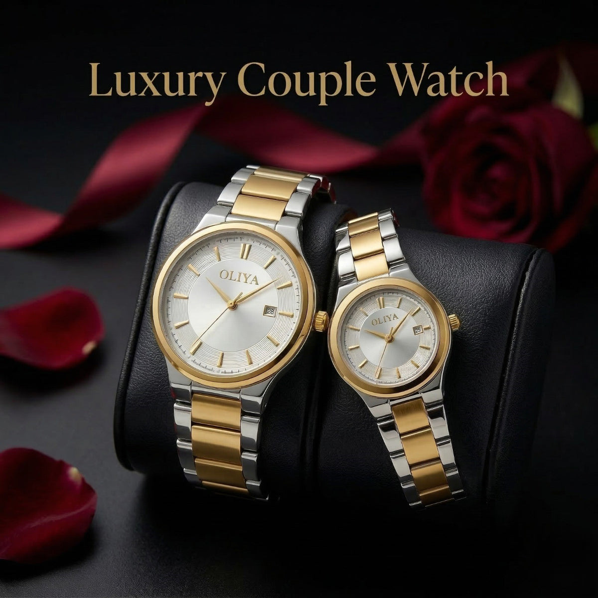 Couple OLIYA Luxury Trendy Elegant Design Watch