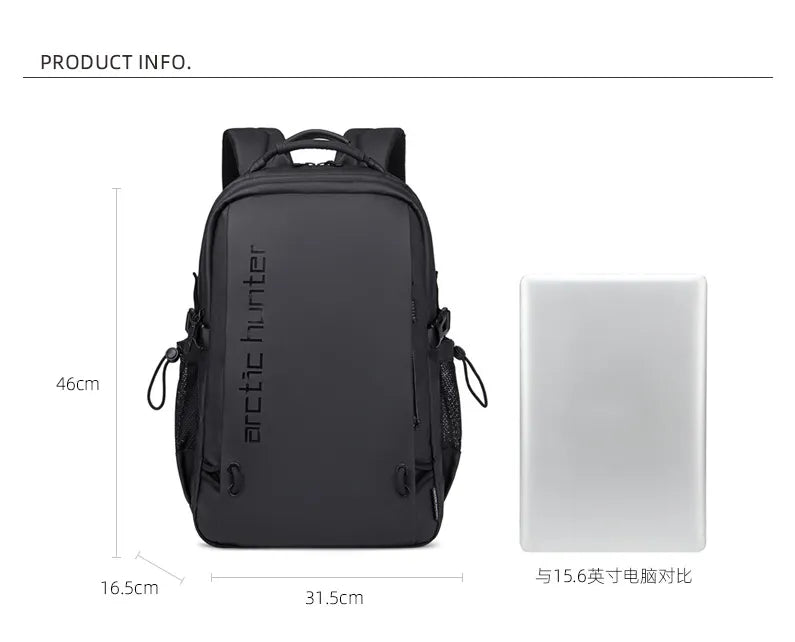 Arctic Hunter BackPack Waterproof  Black