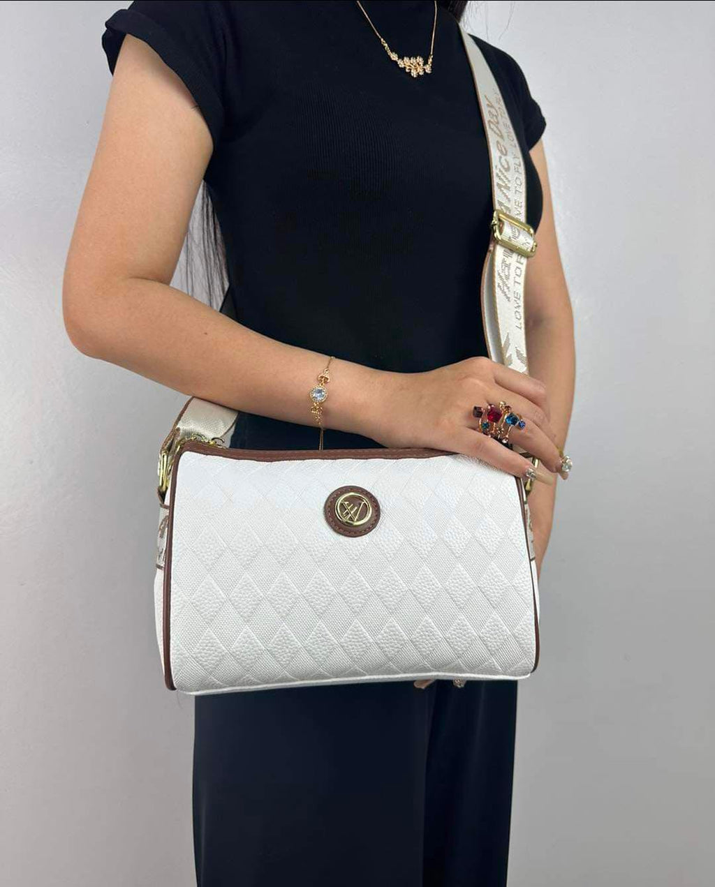 Cylinder lightweight bag (white)