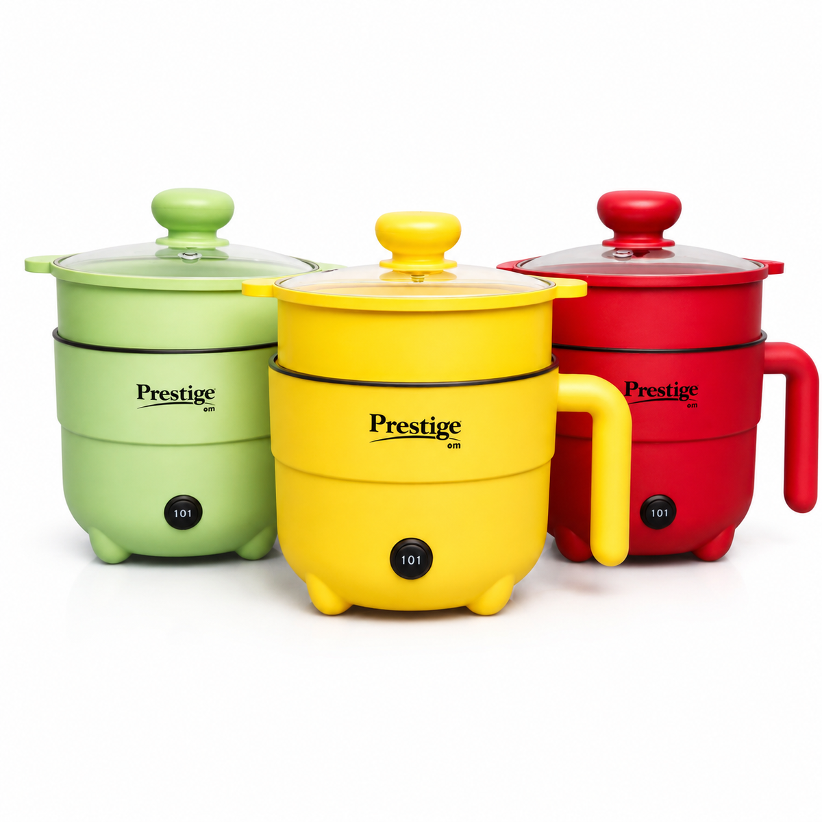 Prestige 2.2L Multifunctional Electric Cooker – 1500W Energy-Saving Non-Stick Multi Cooker with Steamer Tray for Fry, Curry, Noodles & Steaming