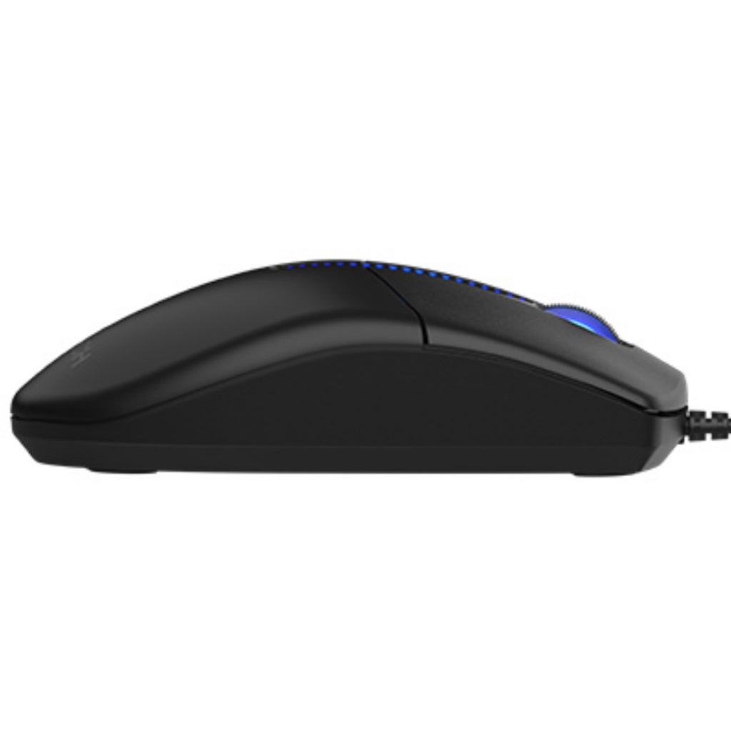 A4Tech N-530 Illuminated Wired Optical Mouse – 1200 DPI, Symmetric Design, 1.5M USB Cable, Plug & Play & Durable Build for PC & Laptop