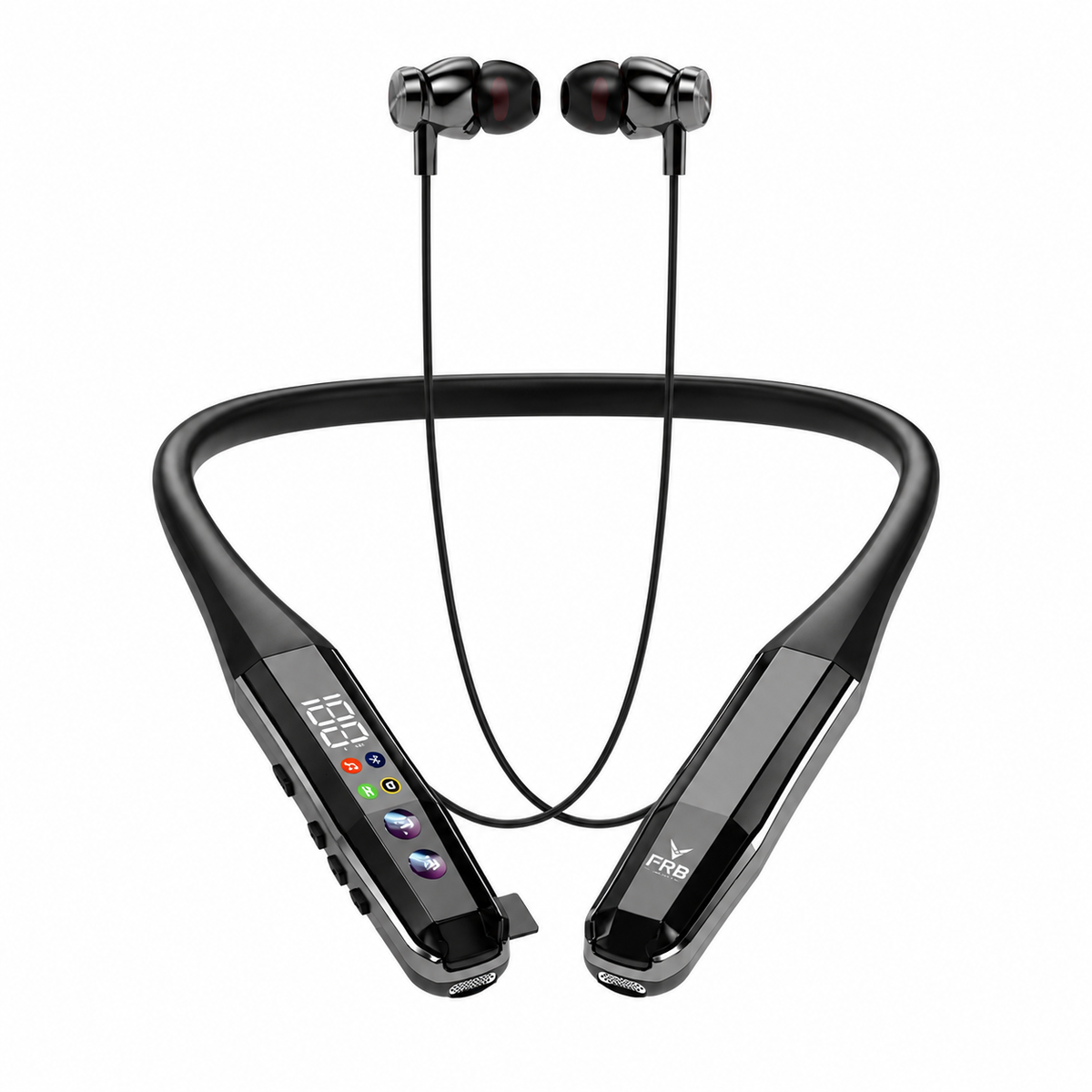 FRB N-26 Wireless Bluetooth 5.4 Neckband Earphone - 600 Hours Standby