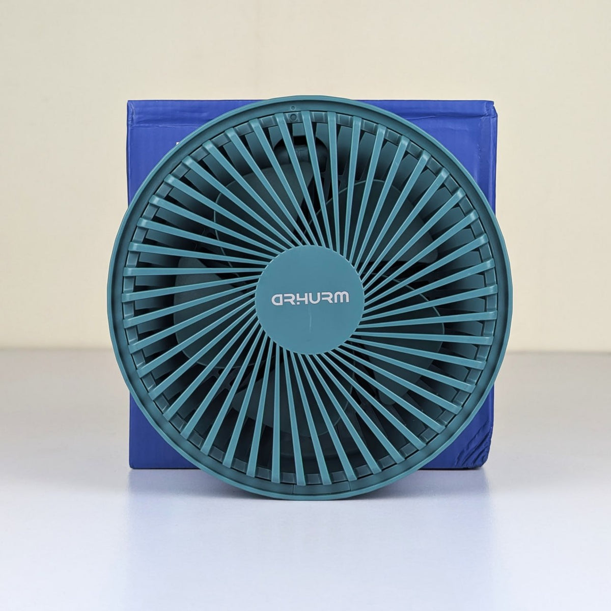 HCZ21 5-Inch Rechargeable Folding Fan (Green) – Portable Telescopic Desk Fan with 2000mAh Battery, 1.5-4 Hours Backup, Micro USB Charging & Compact Design