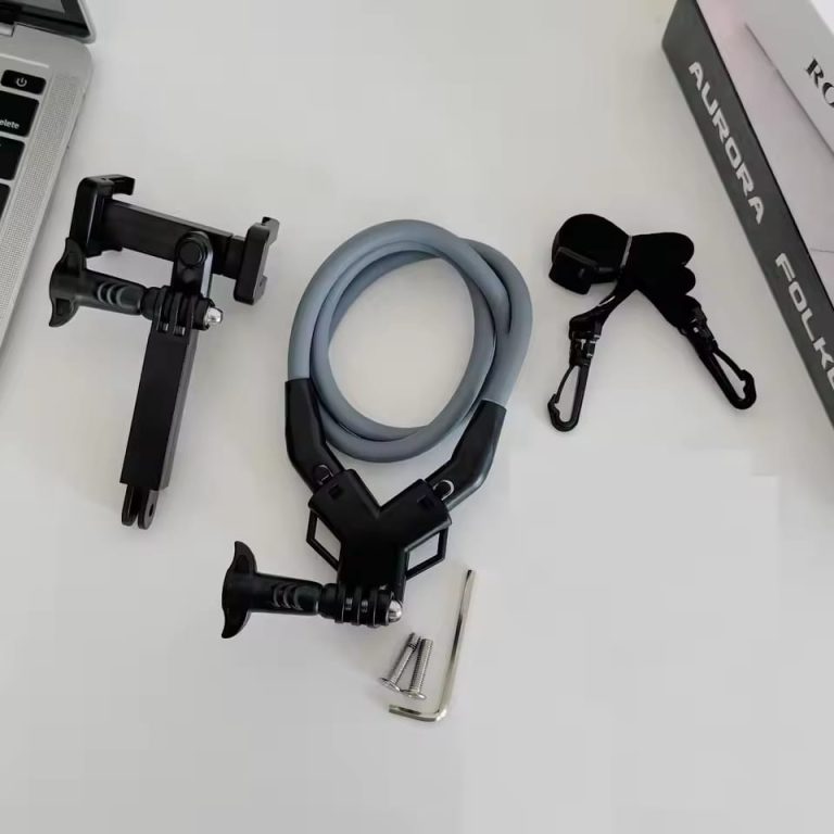 Hands-Free Magnetic & Flexible Neck Phone Holder Mount – 180° Adjustable POV Vlogging Bracket for Bike Riding, Unboxing, Cooking & Travel Recording