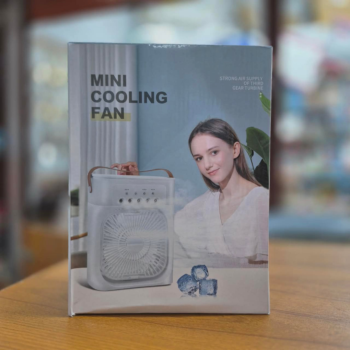Extonic ET-C702 3-in-1 Air Cooler USB Fan – Portable Mist Fan with 600ml Water Tank, Multi-Color LED Night Light, Smart Timer & Type-C Desktop Cooling Fan