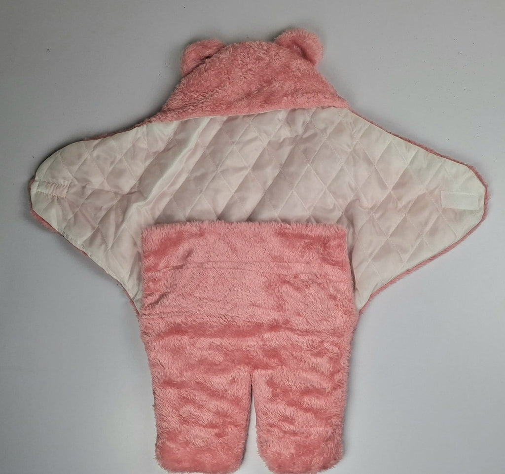 Baby Sleeping Bag Ultra-Soft Fluffy Fleece Newborn Receiving Blanket Infant Boys Girls Clothe Sleeping Nursery Wrap Swaddle