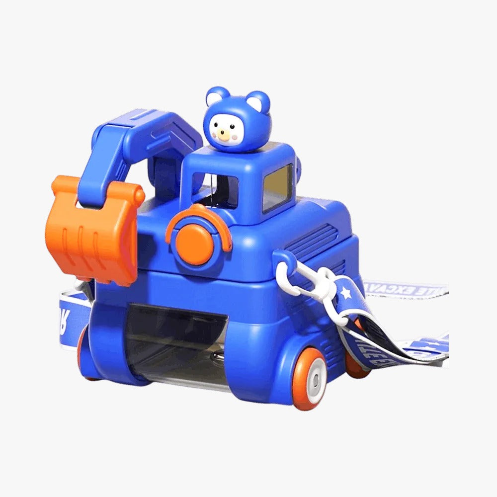 2 in 1 Excavator Water Bottle