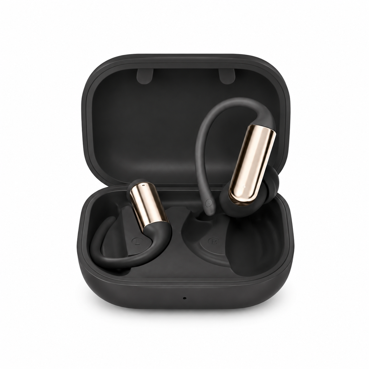 CD001 Open Ear True Wireless Earbuds – Hi-Res Audio Sports Ear-Hook Headphones with ANC Noise Cancelling, Type-C Fast Charging & Long Battery