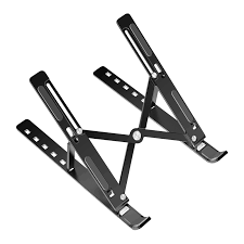 Aluminum Alloy Adjustable Foldable Laptop Stand – Portable Ergonomic Notebook Riser, 7-Level Height Adjustment, Heavy Duty 20kg Load Capacity & Universal Compatibility for All Laptops