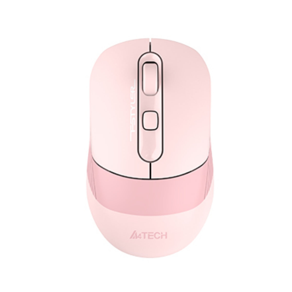 A4Tech FB10CS Silent Click Dual-Mode Wireless Mouse – Bluetooth & 2.4GHz, Multi-Device Pairing, Rubber Side Grips, Up to 2000 DPI & Long Battery Life