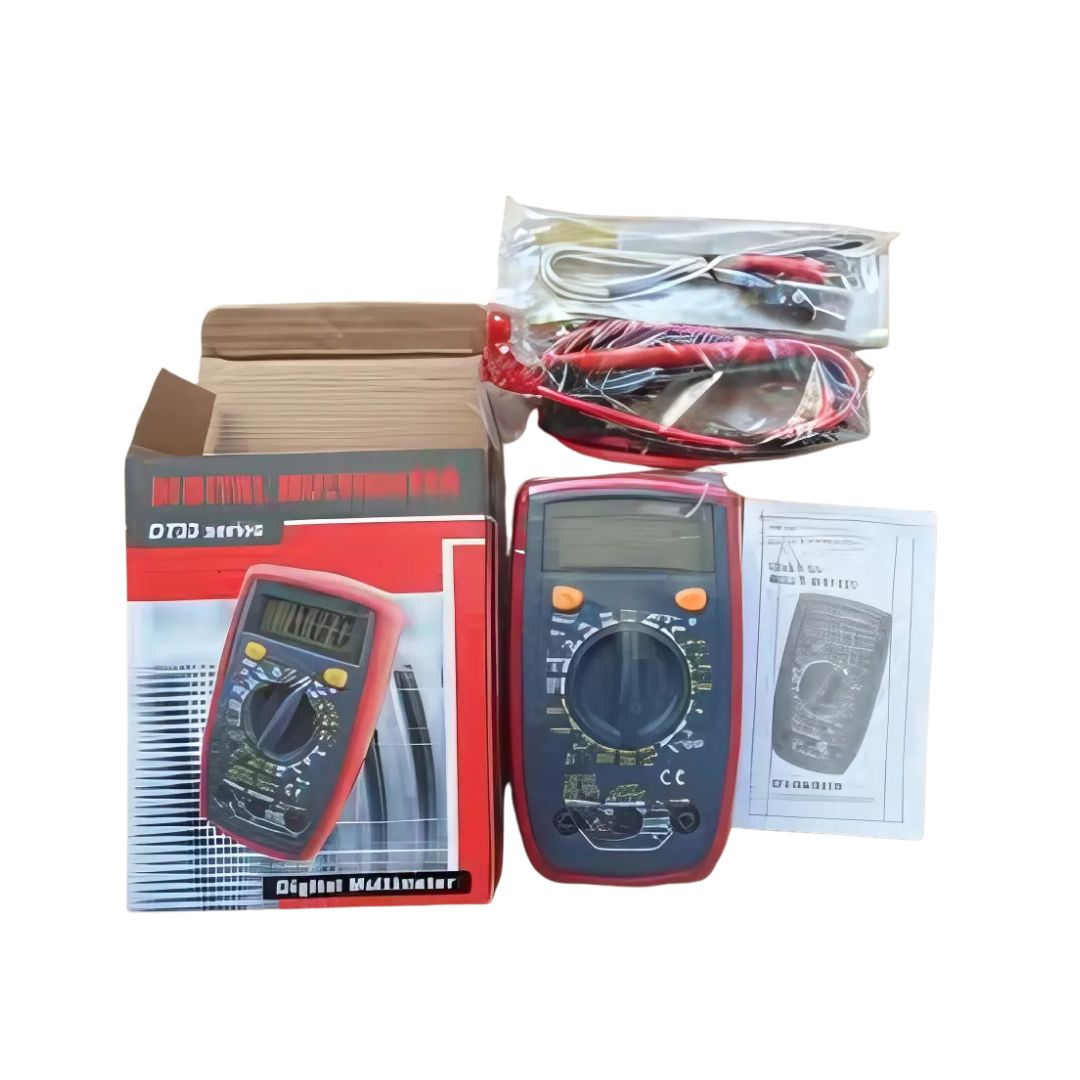Digital Multimeter DT33 Series (DT33B, DT33C, DT33D) – Compact Pocket Multitester with Backlight, DC/AC Voltage, Current, Resistance, Diode, Battery & Temperature Test