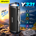 Awei Y331 Portable Wireless Bluetooth 5.0 Speaker – 10W Dual Drivers, 2000mAh Battery, 10H Playtime, Hands-Free Calling & TF/AUX Support (6 Months Warranty)