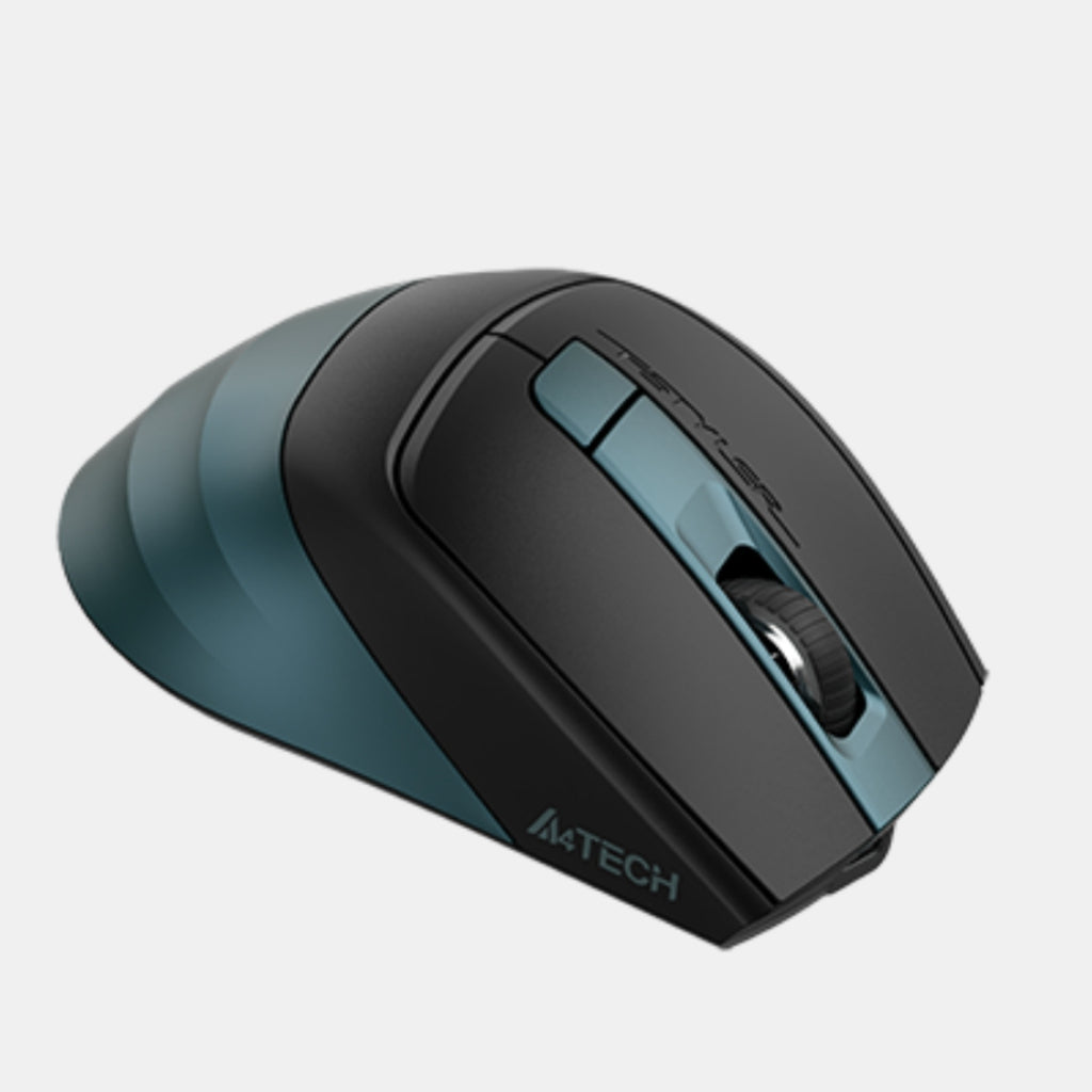 A4Tech FB35CS Silent Click Dual-Mode Wireless Mouse – Bluetooth & 2.4GHz, Type-C Rechargeable, Multi-Device Pairing, Up to 2000 DPI & Ergonomic Design
