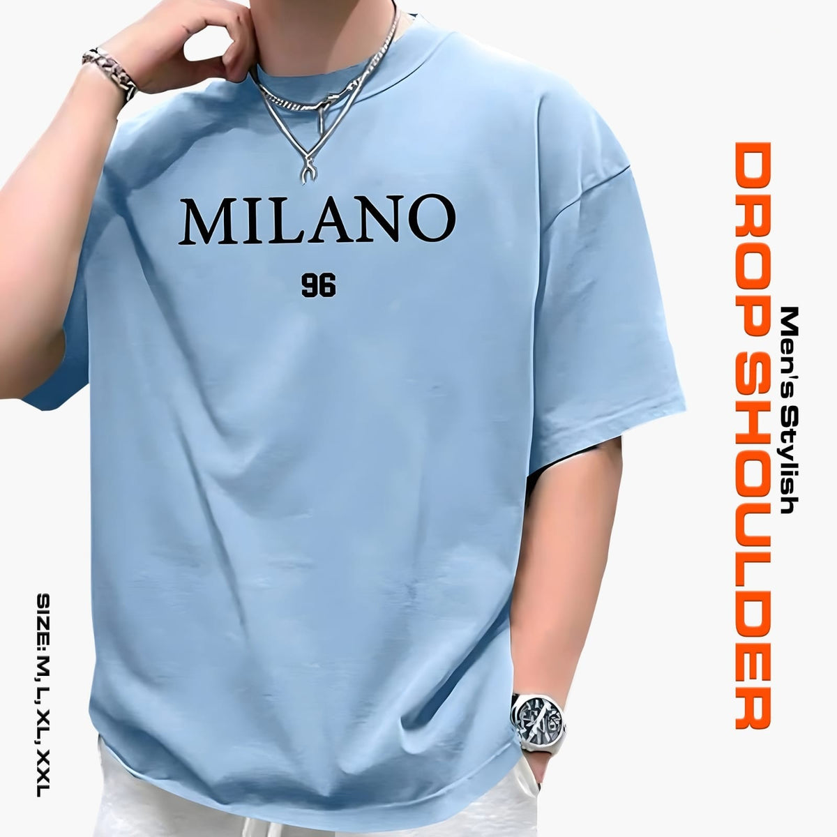 3 Pcs Combo Men's Stylish Drop Shoulder- Milano