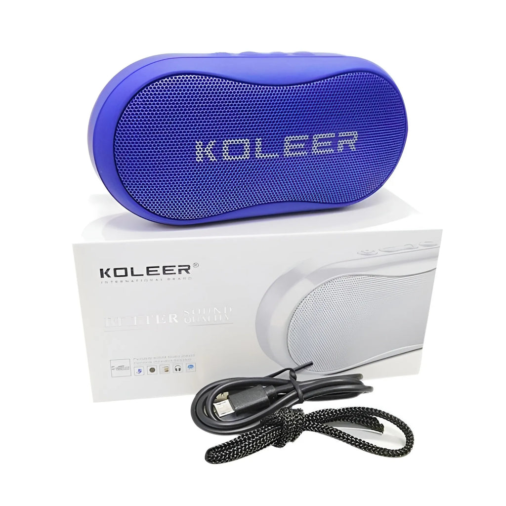 KOLEER S29 Portable Wireless Bluetooth Speaker – 5W Deep Bass, Bluetooth 5.0, 12-15M Range, FM Radio, USB & SD Card Support with 1200mAh Battery