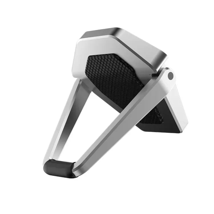 Mini Metal Foldable Laptop Stand (1 Pair) – Ergonomic Mini Desk Foot Riser, Non-Slip Silicone Support, Heat Dissipation & Portable Mount Holder for MacBook, Air, Pro, Lenovo & All Notebooks