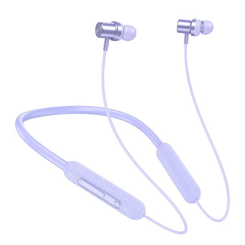 Hoco ES70 Armour Neck-Mounted Bluetooth Earphone – Bluetooth 5.3 Wireless Headset with 80-Hour Battery, 500mAh Capacity, 10mm Drivers, Magnetic Earbuds & Bilingual Voice Prompt