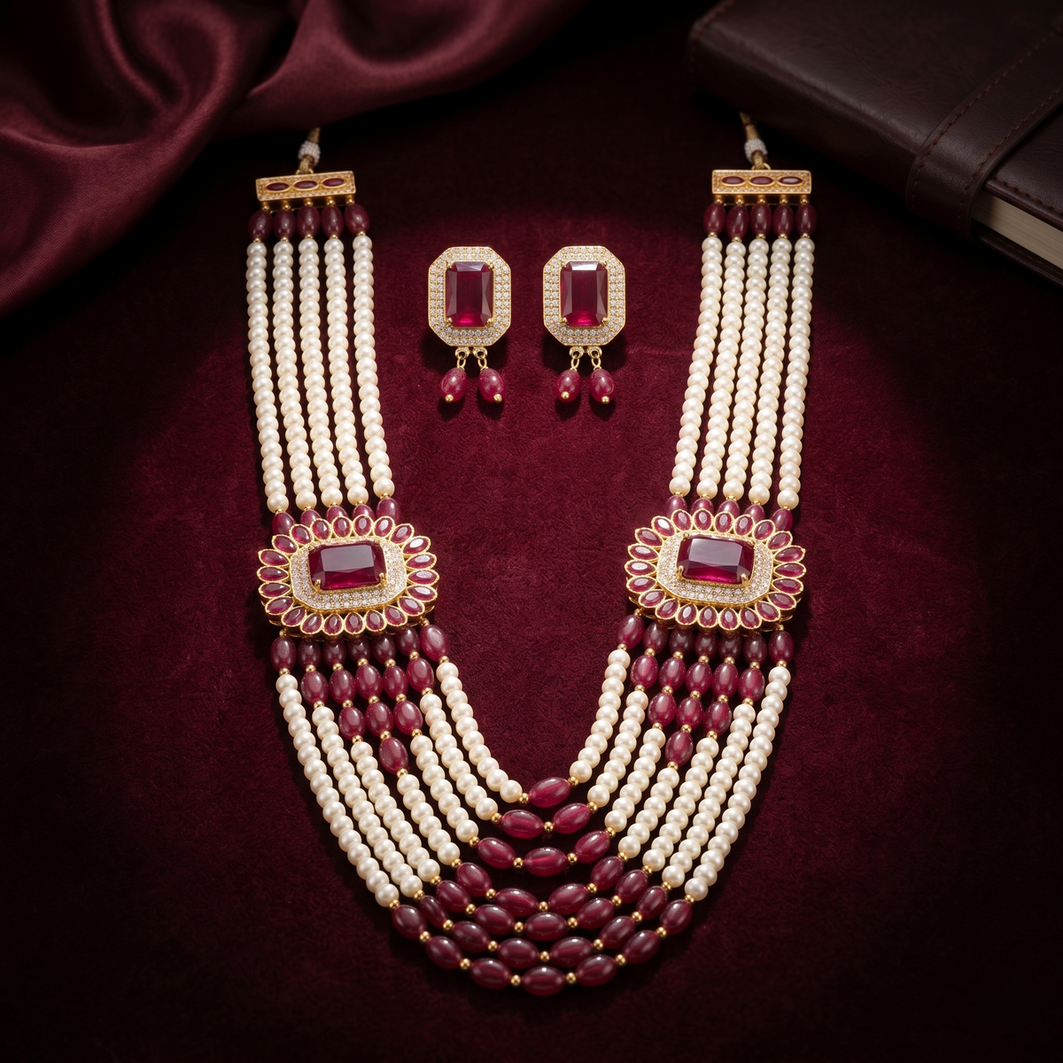 Necklace Set with Earrings for Women