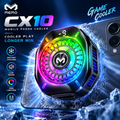 Memo CX10 Magnetic RGB Mobile Phone Cooler – Advanced Semiconductor Refrigeration, Fast 5000 RPM Silent Fan, Dual Magnetic & Clip-on Design, 10W-11W Cooling Power & Lightweight Portability