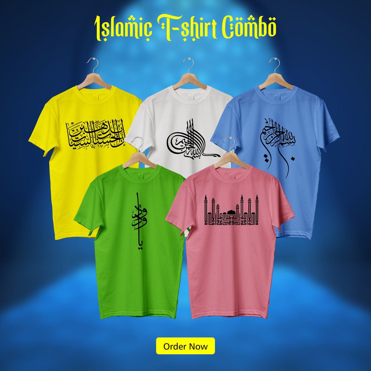 Comfortable Jersey Fabrics T-shirt 5 pcs combo