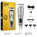 Original HTC AT-179 Rechargeable Hair Clipper & Beard Trimmer for Men | Cordless Grooming Kit with Stainless-Steel Blades & Adjustable Settings