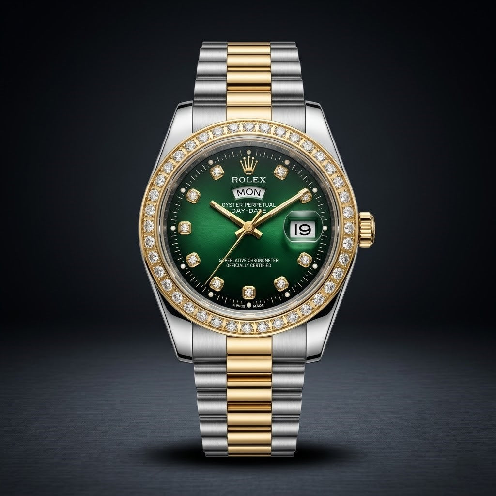 Rolex Quartz Movement Stainless Steel Analog Watch for Men