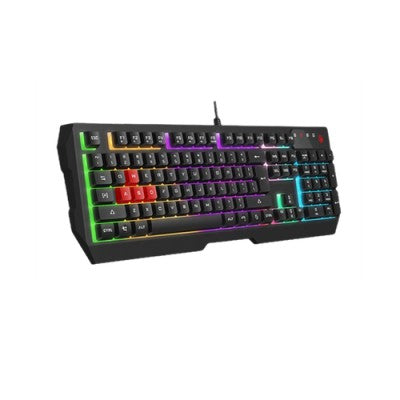 Bloody B135N Neon Gaming Keyboard – 1000Hz Report Rate, Neon Backlit, Double Water-Resistant, Screw-Enhanced Space-Bar & USB Wired Connection