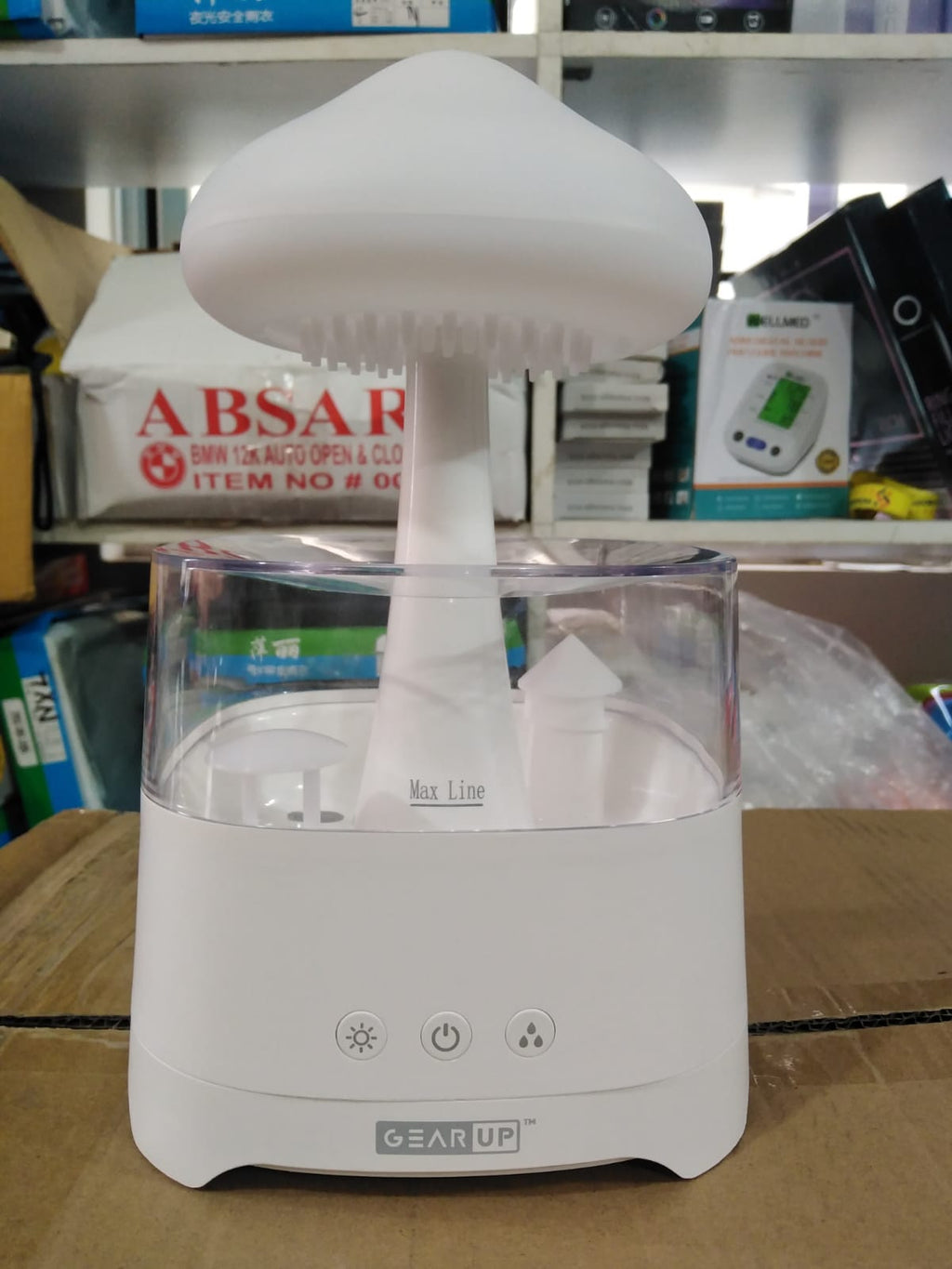 5-in-1 Rain Cloud Humidifier & Bluetooth Speaker – 450ml Capacity, Relaxing Rain Sound, 7-Color Ambient Light & Smart Anti-Dry Protection