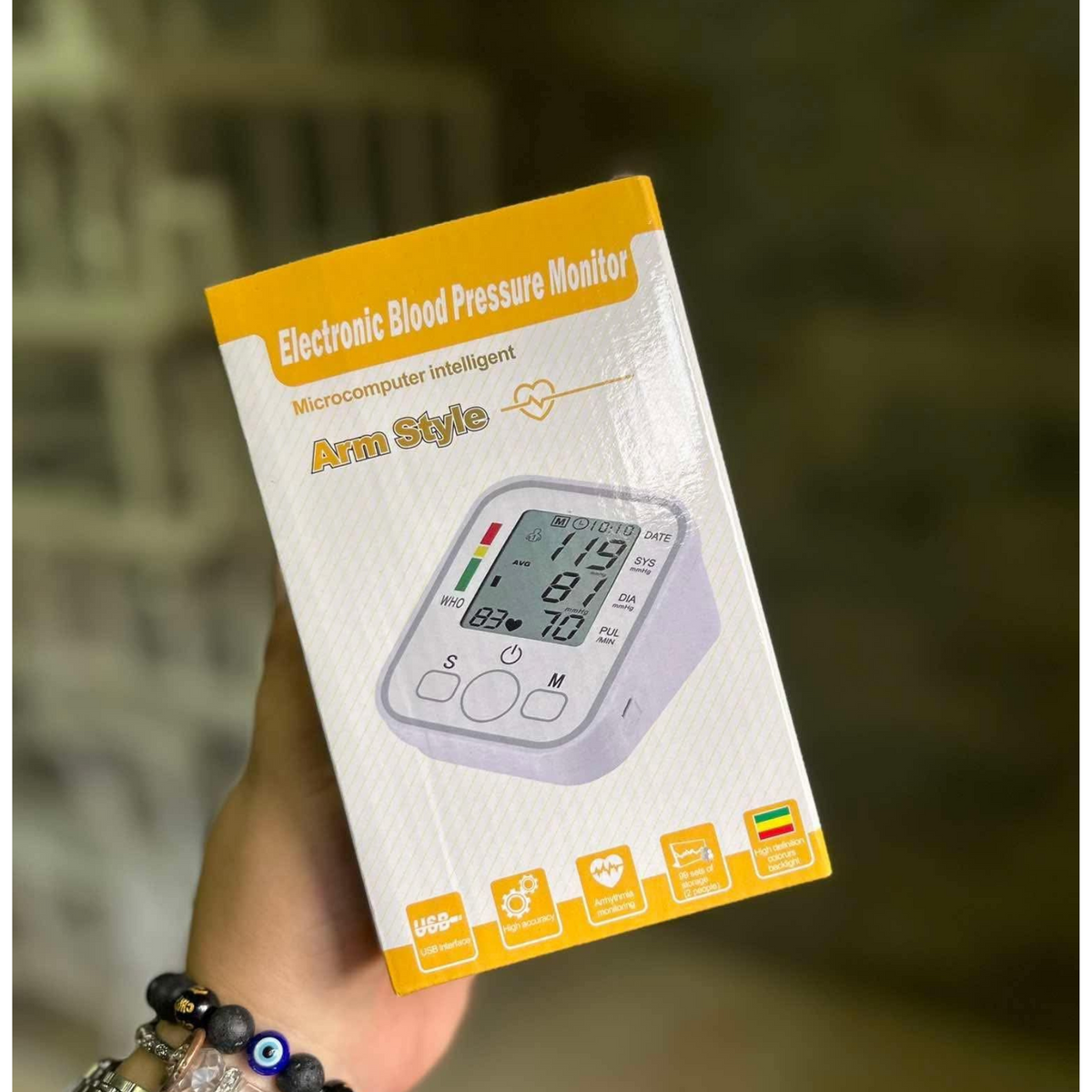 Electronic Digital Blood pressure Machine High Accuracy  Comes with  free thermometer