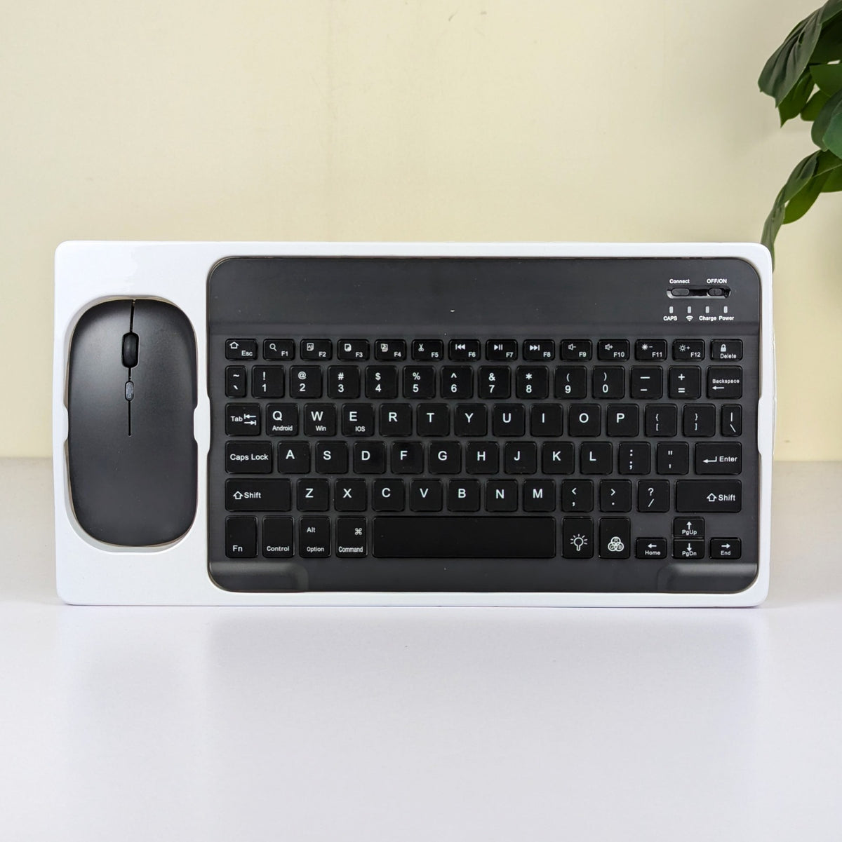 Slim Wireless Mouse and Keyboard Combo Kit – Ergonomic Silent Typing, 2.4GHz Wireless USB Receiver, Sleek Portable Design for Office, PC & Laptop